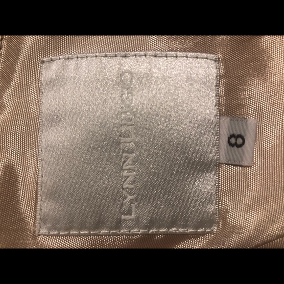 lynn lugo silk blend floral skirt size 8 - Picture 3 of 4